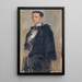 Esquisse pour le portrait du prince Carl - Albert Edelfelt — indrammet kunstværk på væggen