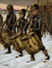 La marche du régiment de Björneborg - Albert Edelfelt — visning af kunstværket