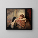 La Parisienne Virginie - Albert Edelfelt — indrammet kunstværk på væggen