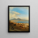 Vue du golfe de Naples depuis Posilippo (Case Conflict) - Albert Flamm — indrammet kunstværk på væggen