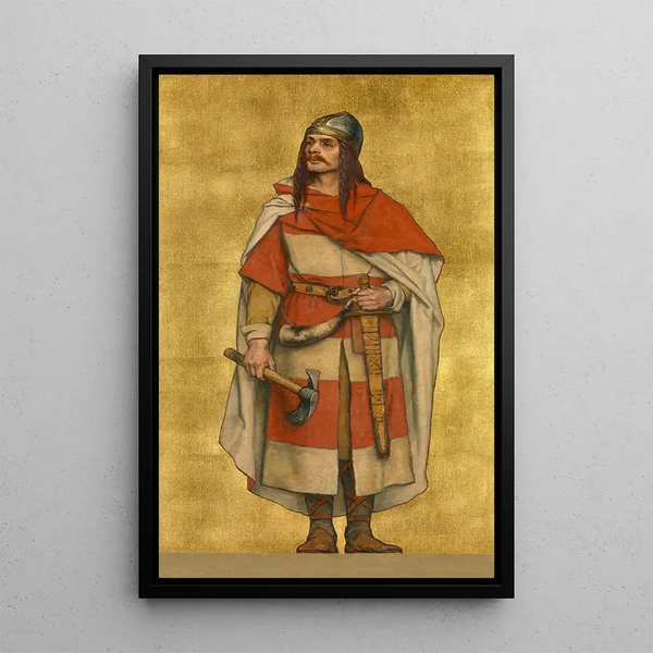 Reproduktion af maleriet Baudouin VII af Flandern - Albert Frans Lieven De Vriendt