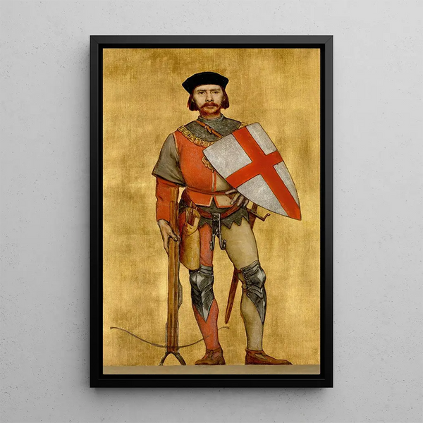 Doyen af Guild of Saint George's Army Maleri - Albert Frans Lieven De Vriendt — indrammet kunstværk på væggen