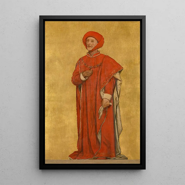 Seigneur de Gruuthuse - Albert Frans Lieven De Vriendt — indrammet kunstværk på væggen