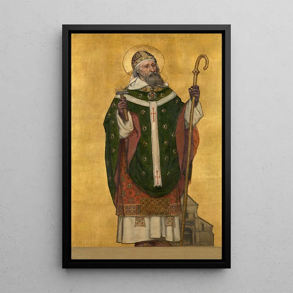 Reproduktion af maleriet af Saint Éloi Biskop af Noyon - Albert Frans Lieven De Vriendt