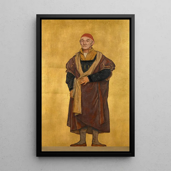 Reproduktion af maleriet Le Peintre Gérard David - Albert Frans Lieven De Vriendt
