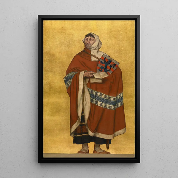 Reproduktion af maleriet Tideman van den Berghe - Albert Frans Lieven De Vriendt