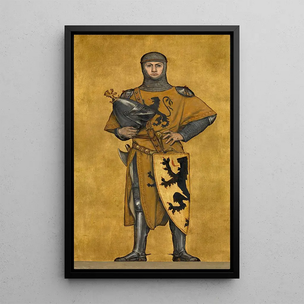 Reproduktion af maleriet Guillaume de Juliers - Albert Frans Lieven De Vriendt