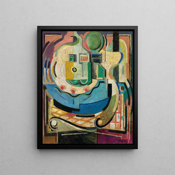 Composition - Albert Gleizes — indrammet kunstværk på væggen