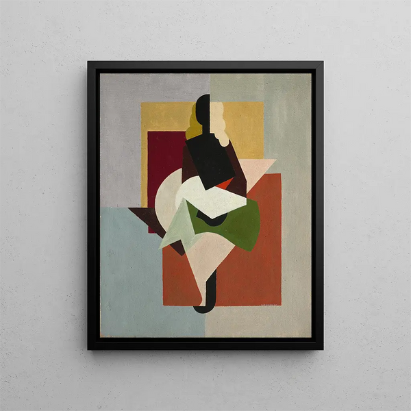 Kvinde - Albert Gleizes — indrammet kunstværk på væggen