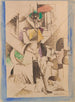 La Dame aux bêtes Portrait af Madame Raymond Duchamp-Villon - Albert Gleizes — visning af kunstværket