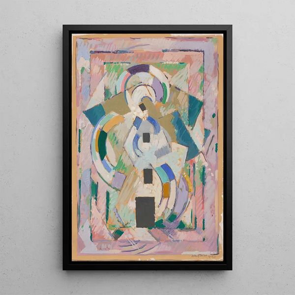 til eftertanke - Albert Gleizes — indrammet kunstværk på væggen