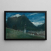 Au clair de lune, Pontresina, Engadine, Schweiz - Albert Goodwin — indrammet kunstværk på væggen
