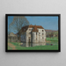 Vue du château de Reichenstein près d'Inzlingen - Albert Hermann Daur — indrammet kunstværk på væggen