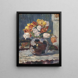 Albert Knig - Tulpen in Kugelvase.webp