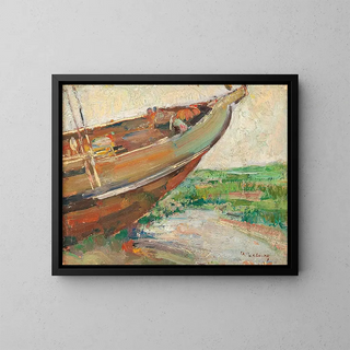 Albert Lebourg - Fishing Boat On The Shore.webp