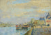 Péniches à quai à Paris - Albert Lebourg — visning af kunstværket