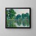 La Seine à Poissy - Albert Marquet — indrammet kunstværk på væggen