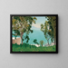 La plage vue à travers les eucalyptus - Albert Marquet — indrammet kunstværk på væggen
