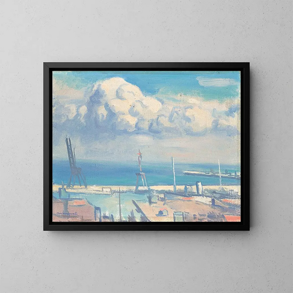 Le Nuage algérien - Albert Marquet — indrammet kunstværk på væggen