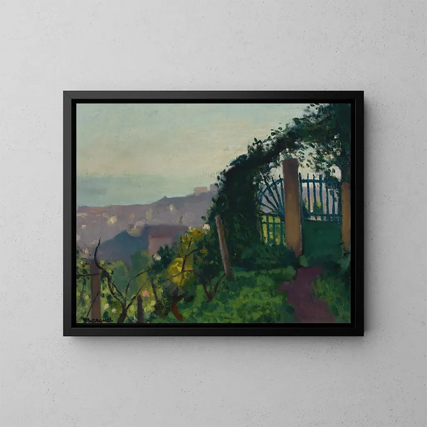 Le Portail dans la verdure - Albert Marquet — indrammet kunstværk på væggen