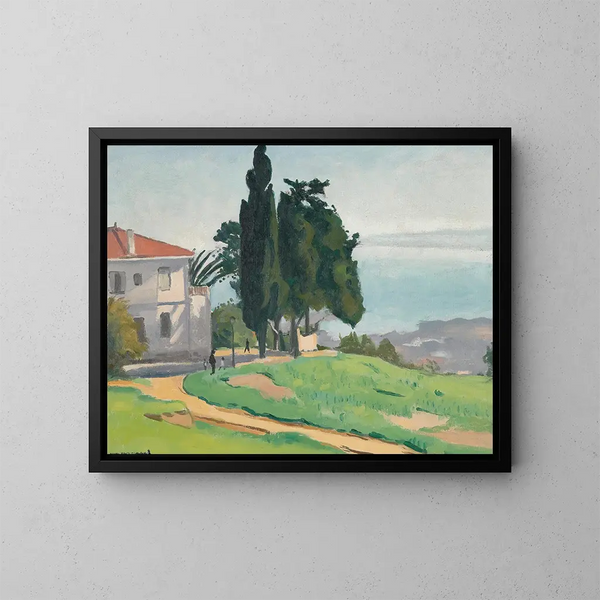 Le Sentier Laperlier, Alger - Albert Marquet — indrammet kunstværk på væggen