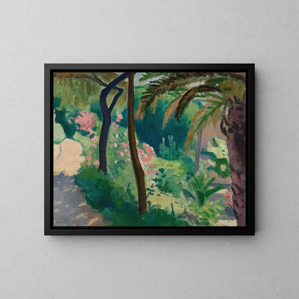Le jardin de l'Estaque - Albert Marquet — indrammet kunstværk på væggen