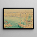 Marseille - Albert Marquet — indrammet kunstværk på væggen