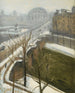Paris Pont-Neuf Slutningen på sneen - Albert Marquet — visning af kunstværket