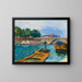 Pont sur la Seine à Paris - Albert Marquet — indrammet kunstværk på væggen
