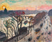 Paris, Quai du Louvre, Soleil d'hiver - Albert Marquet — visning af kunstværket
