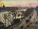Paris, quai du Louvre, vinter solskin - Albert Marquet — visning af kunstværket