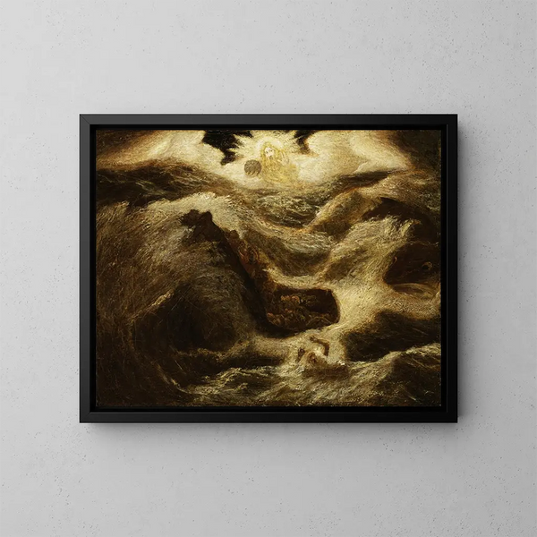 Jonas - Albert Pinkham Ryder — indrammet kunstværk på væggen