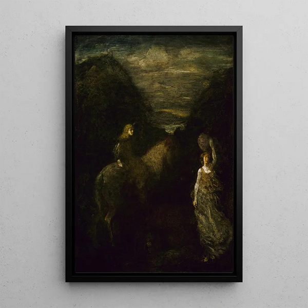 Reproduktion af maleriet Le Roi Cophetua et la jeune mendiante - Albert Pinkham Ryder