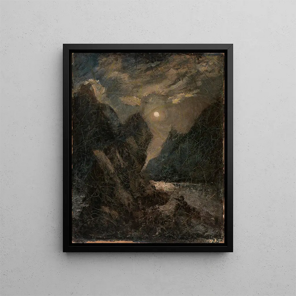 La Lorelei - Albert Pinkham Ryder — indrammet kunstværk på væggen