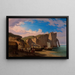 Vue du Cap d'Antifer à Étretat, Normandie - Albert Camus — indrammet kunstværk på væggen