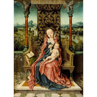 Albrecht Bouts - Madonna and Child Enthroned.webp