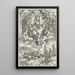 Reproduktion af maleriet Saint Jean devant Dieu et les Anciens - Albrecht Dürer