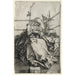 La Vierge et l'Enfant sur un banc herbeux - Albrecht Dürer — visning af kunstværket