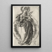 La Vierge à la couronne étoilée - Albrecht Dürer — indrammet kunstværk på væggen
