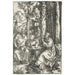 Reproduktion af maleriet La visite de Saint Antoine à Saint Paul l'Ermite - Albrecht Dürer