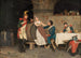 Soldater hviler i en taverne - Alcide Segoni — visning af kunstværket