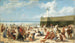 sommerstrandscene - Alcide Théophile Robaudi — visning af kunstværket