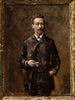 Portrait af Artur Gruszecki skitse - Aleksander Gierymski — visning af kunstværket