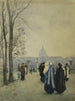 Promenade i parken - Aleksander Gierymski — visning af kunstværket