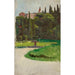 Reproduktion af maleriet Esquisse de la Villa d'Este à Tivoli - Aleksander Gierymski