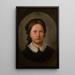 Reproduktion af maleriet Portrait af kunstnerens søster Karolina - Aleksander Kotsis