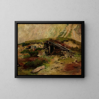 Aleksander Mroczkowski - Hut in the Tatra Mountains.webp