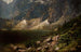Le lac Morskie Oko dans les Tatras - Aleksander Mroczkowski — visning af kunstværket