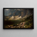 Le lac Morskie Oko dans les Tatras - Aleksander Mroczkowski — indrammet kunstværk på væggen