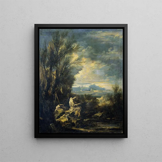 Alessandro Magnasco - Landscape with Saint Bruno.webp